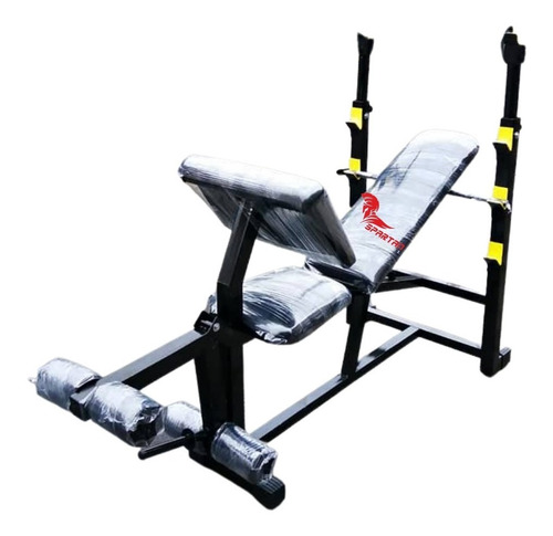 Imagen 2 de 3 de Banca Multifuncional Gym Con Rack Y Predicador