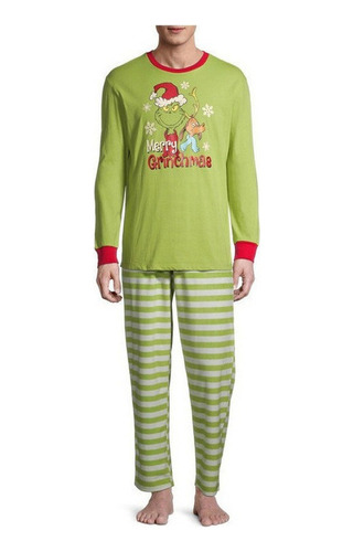 Pijamas Familiares Navidad Pijamas Grinch Para Niños Adultos