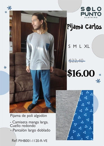 Pijama De Hombre Solo Punto