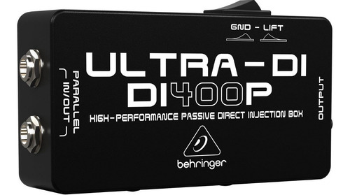 Imagen 1 de 4 de Caja Directa Pasiva Ultra-di400p Behringer Envio Full