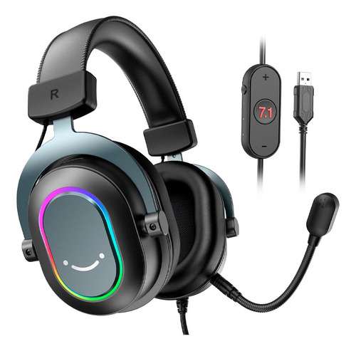 Audifonos Gamer Fifine H6 Black Color Negro 