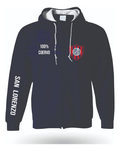 Campera San Lorenzo De Almagro Cuervo Media Estacion