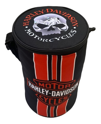  Hielera Harley Davidson Rayas Tambor Flexible 16 L 355l