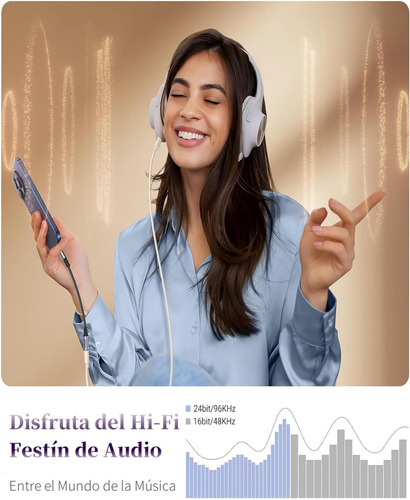Monstyle Adaptador Usb C A Jack 3.5 Mm Para Audífonos, 2 Uni