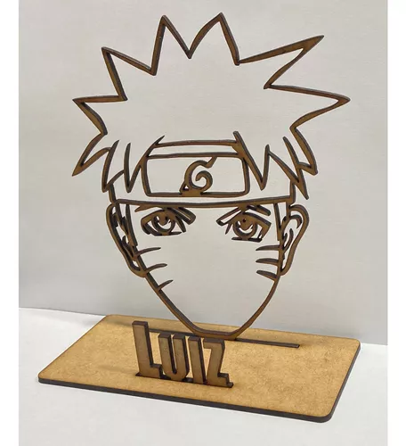 DISPLAY MDF CABEÇA NARUTO MOD2 - Lembrança Chique