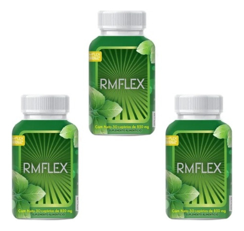 Rmflex 3 Frascos De 30 Comprimidos 850 mg c/u Sin sabor