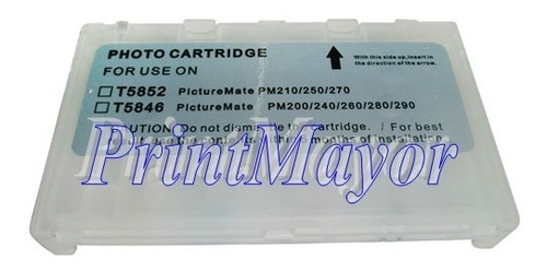 Cartucho Recargable Picturemate T5846 Epson 200 225 260 290