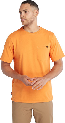 Polera De Manga Corta Timberland Core Pocket Para Hombre, 