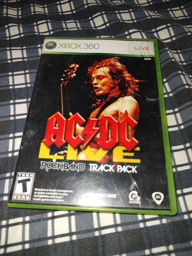 Xbox 360 Videojuego Rock Band Ac/dc Live Track Pack FĂsico (Usado)