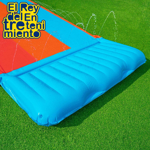 Imagen 8 de 8 de Tobogán Bestway Pista Deslizante Triple H2o Go Agua - El Rey