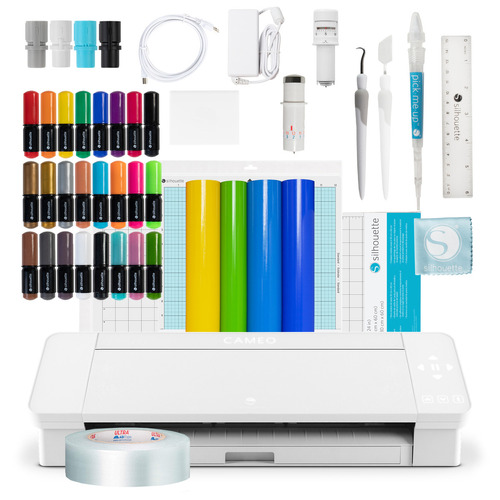 Kit Silhouette Cameo 4 Color White
