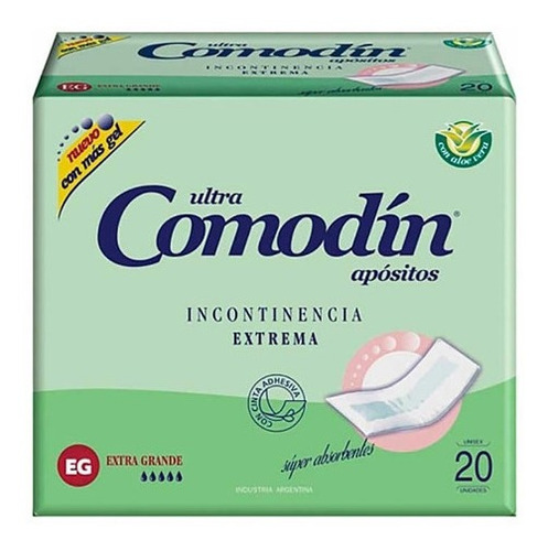 Comodin Ultra Aposito Incontinencia Extrema Xg 20 Un