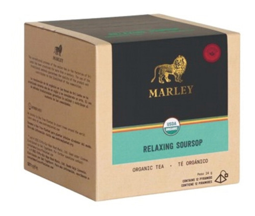 Té Marley Orgánico Sabores 12 Piramides Verde Negro