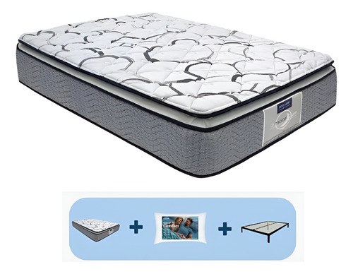 Colchón Restonic Individual Ortopédico + 2 Almohadas + Box