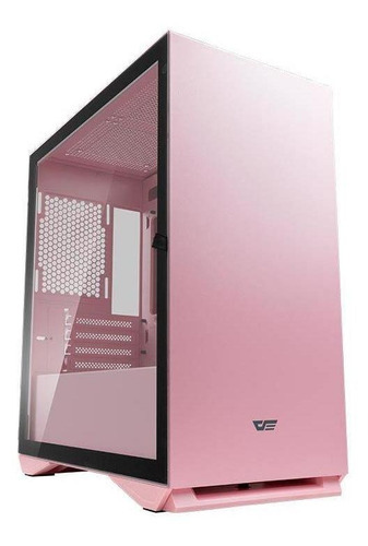 Gamer Cabinet Aigo Darkflash Dlm 22, cristal lateral rosa