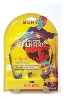 Sony Mdr-08l Headphones For Walkman, Discman, Minidisc, New!