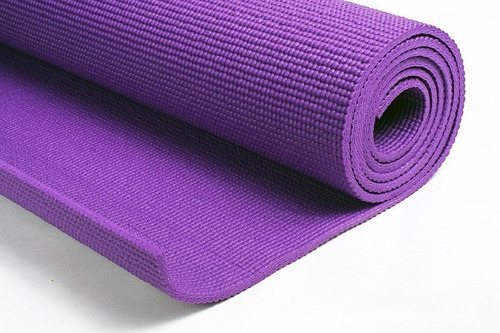 Yoga Mat Pilates 6mm Fitness Enrollable Colchoneta Rosado