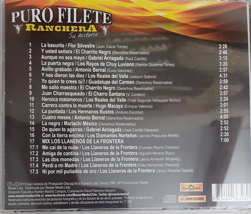 3 Cd Con La Mejor Música Ranchera Puro Filete