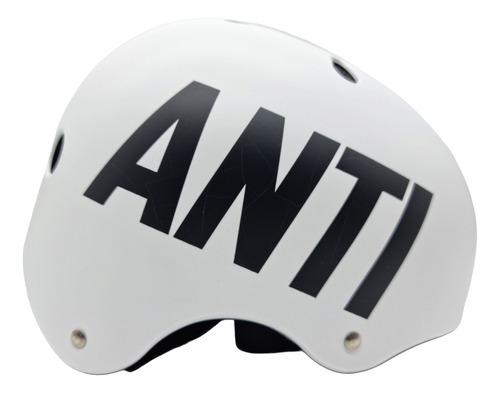 Casco De Skate Antifashion Color Blanco/negro Talla S M L