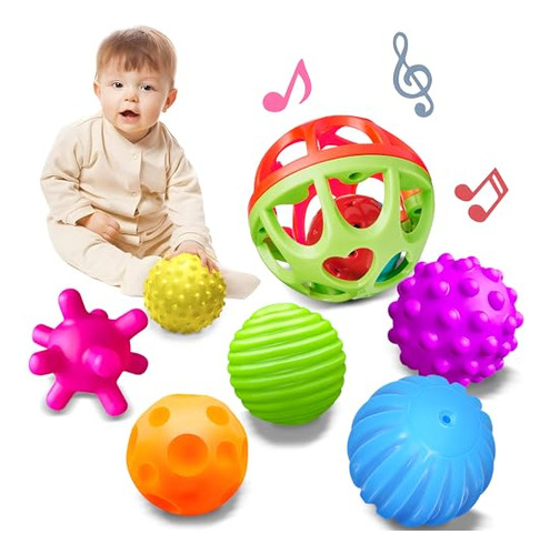 Juguetes Montessori-bolas Sensoriales Para Bebés Múltiples T