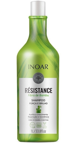 Imagem 3 de 5 de 03 Kit Shampoo + Condicionador Inoar Resistance Bambu Litro