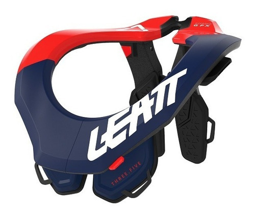 Protetor De Pescoço Leatt Neck Brace Gpx 3.5 Motocross Cor Azul Tamanho P/M