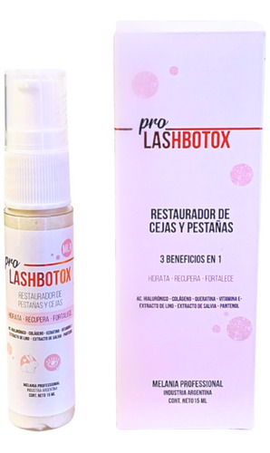 Lashbotox  Para Pestañas Y Cejas