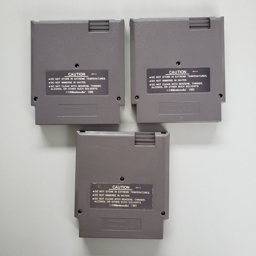 Lote Trilogia Double Dragon 1 2 3 Original Nes Nintendinho
