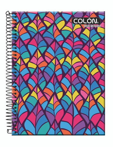 Cuaderno Triple Femenino 150 Hojas 7mm Colon