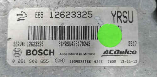 Computadora De Motor Buick Enclave 2009 3.6l 12623325 Yrsu (Usado)