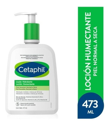 Cetaphil Emulsión Hidratante Corporal Dosificador 473ml