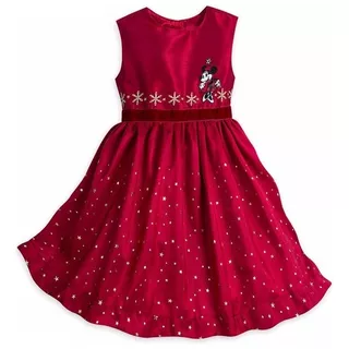 Vestido Minnie Mouse De Disney Para Niñas