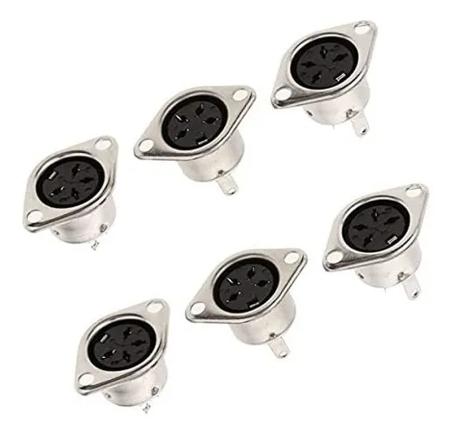 Conector De Enchufe Hembra Din De 4 Pines Jing, Montaje En P