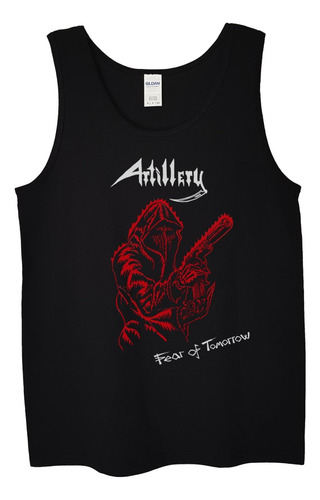 Polera Musculosa Artillery Fear Of Tomorro Metal Abominatron