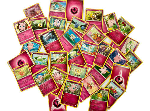 Coleção De 10 Lindas Cartas Pokémon Tipo Fada + Brindes