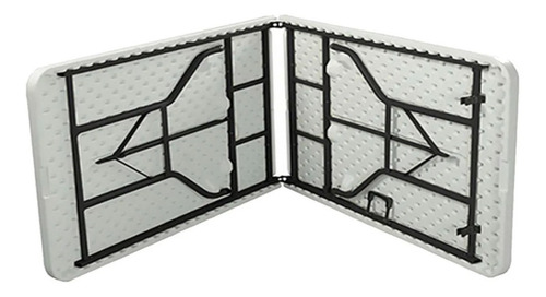 Imagen 3 de 10 de Mesa Plegable Portafolio Plastico 1.80m Resistente (dasel)
