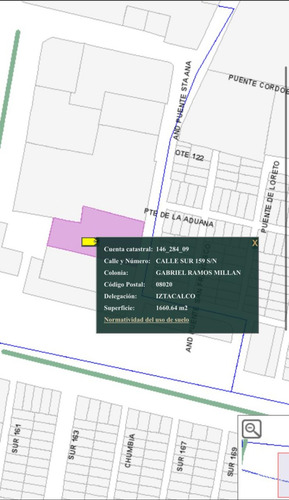 Venta De Terreno Barato Con Excelente Ubicación De Entrega Inmediata En Calle Sur 159, Col. Gabriel Ramos Millán, C.p. 08020 Alcaldía Iztacalco. Cmr.