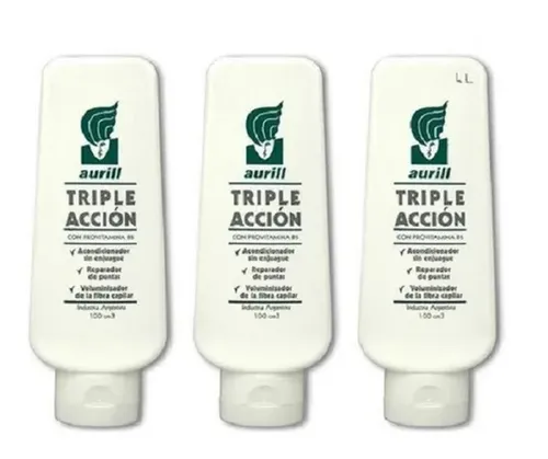 comprar Triple Accion Aurill Sin Enjuage Provitamina B5 100ml X3un