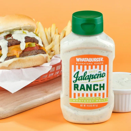 Whataburger, Jalapeño Ranch Sauce, 14.5 Oz, 411 Gr