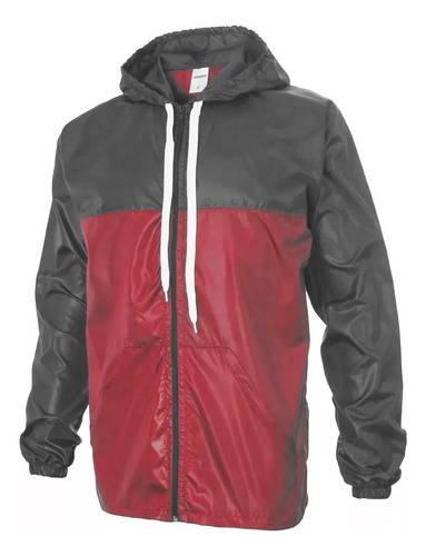 Campera Deportiva Rompeviento Bolsillos Hombre Impermeable