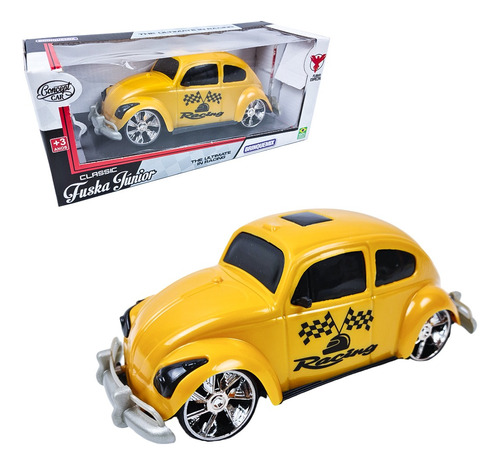 Carrinho De Brinquedo Fusca Retrô Hobby Junior Concept