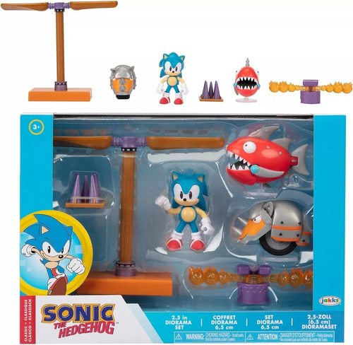 Sonic Juego De Figuras Flying Battery Zone Diorama