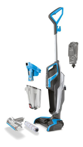 Imagen 2 de 2 de Limpiadora multifunción Bissell CrossWave titanio y azul 220V