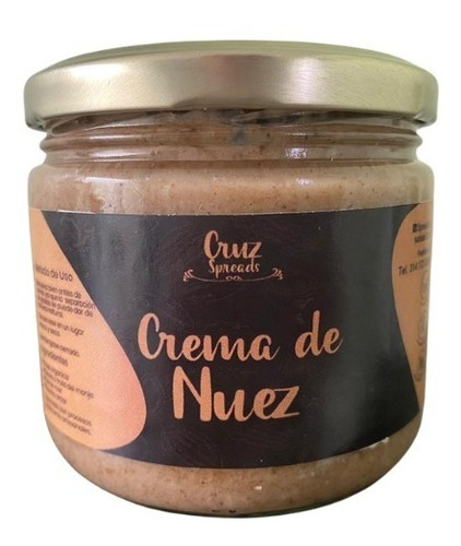 Crema De Nuez 100% Natural Sin Azucar