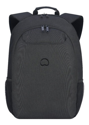 Mochila Portanotebook 17,3 Esplanade Delsey Color Negro Diseño de la tela Lisa