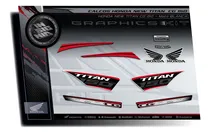 Comprar Calcos Honda New Titan Cg 150 Moto Blanca - Insignia Calcos