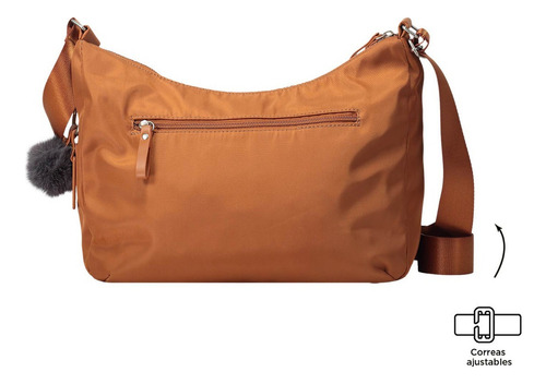 Totto Bolsa De Dama - Mujer Crossbody Satchel Ade231 Lavender Lisa Níquel Lavanda