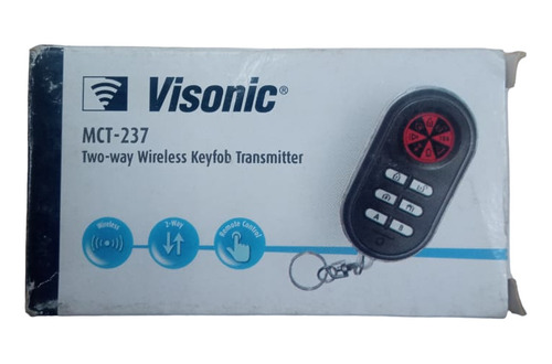 Control Remoto 4 Botones Alarma Visonic 315 Mct-237