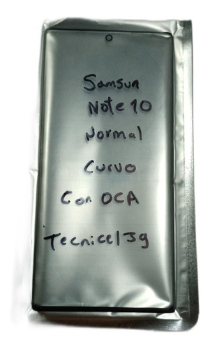 Vidrio Visor De Tactil Display Para La Marca Samsung Note 10