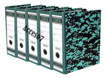 Comprar 5 Carpetas Registrador Lefort Clasico Tamaño Carta Argollas